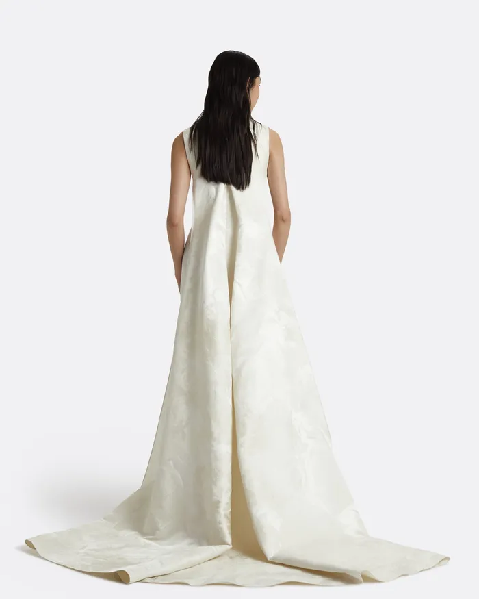 Bridal Safiyaa Women Alina Ivory Long Dress Ivory