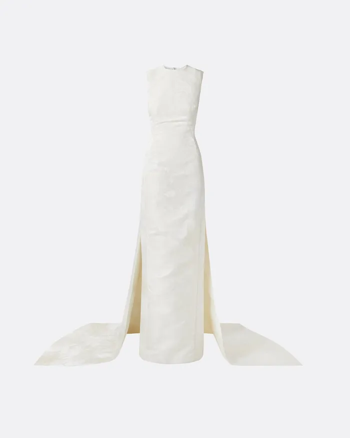 Bridal Safiyaa Women Alina Ivory Long Dress Ivory