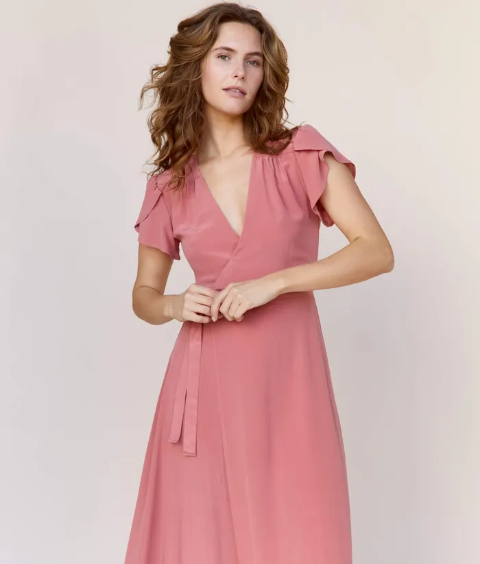 Bridal The Autumn Dress Dusty Rose Silk 8211 Christy Dawn Women Bridal The Autumn Dress Dusty Rose Silk 8211 Christy Dawn Women