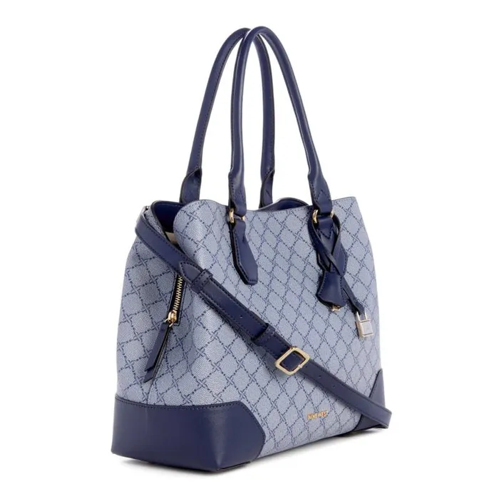 Brooklyn Jet Set Carryall Chambray Logo Women Nine West Satchels and Shoulder Bags Brooklyn Jet Set Carryall Chambray Logo Women Nine West Satchels and Shoulder Bags