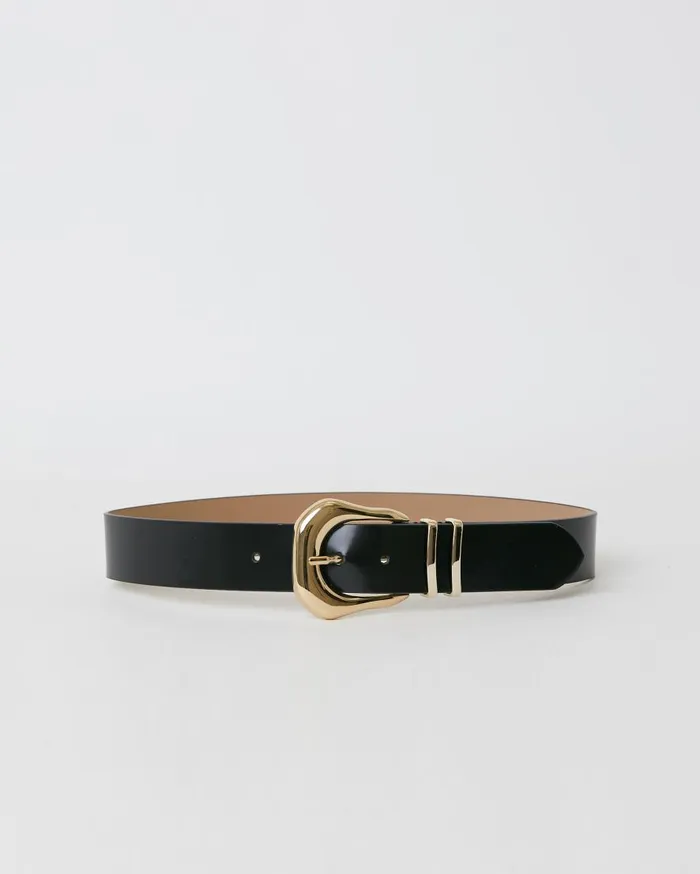 CAMI NYC Belts Women BLow The Belt Koda Mod Belt Black Gold