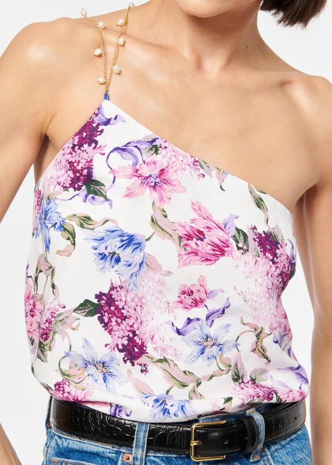 CAMI NYC Camisoles Women Tilda Linen Cami Clematis