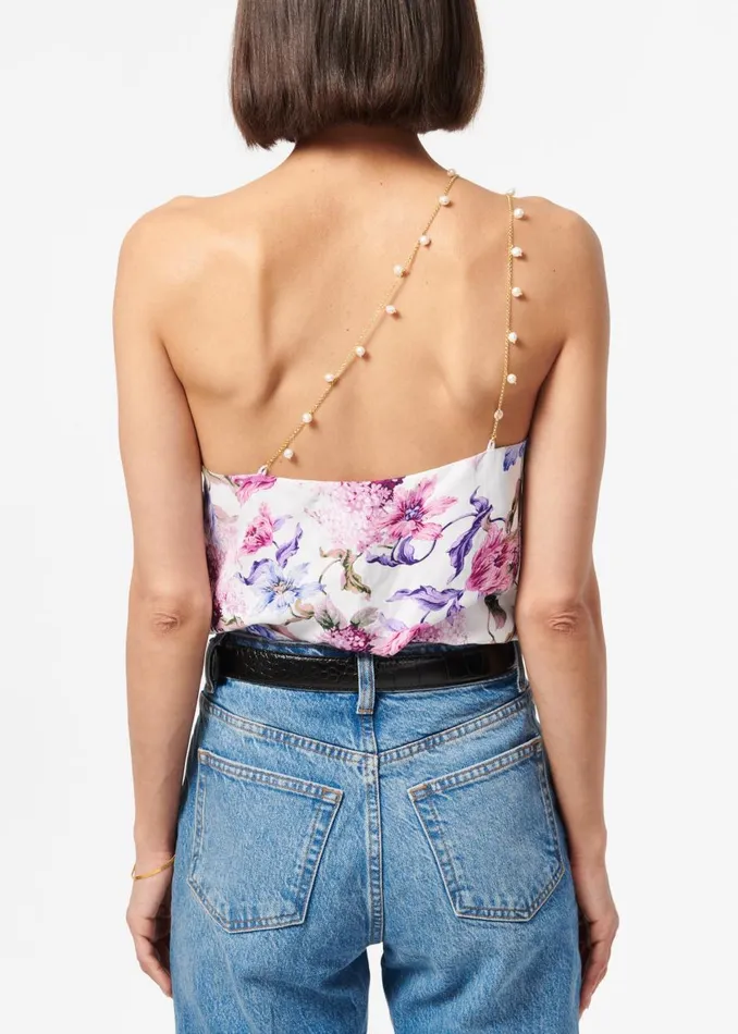 CAMI NYC Camisoles Women Tilda Linen Cami Clematis