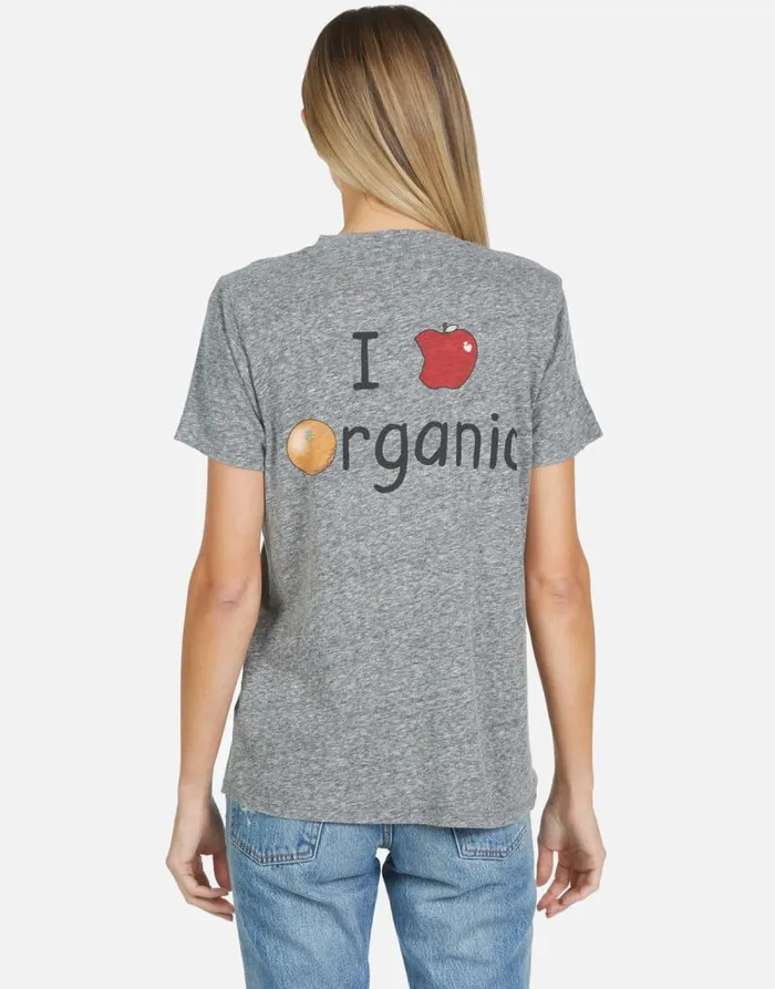 Capri Fruit Rainbow Heather Grey Women Lauren Moshi Short Sleeve