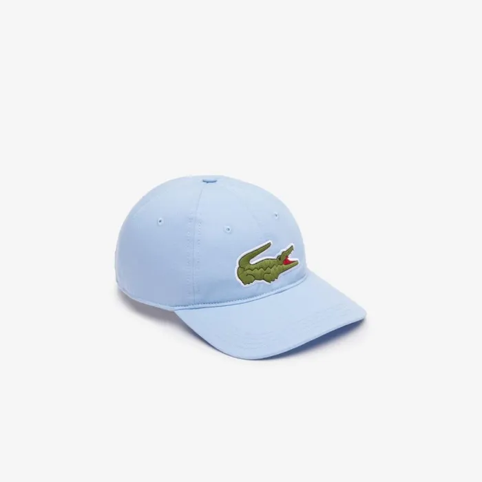 Caps and Hats MenWomen Lacoste Unisex Adjustable Organic Cotton Twill Cap Pastel Blue Hbp