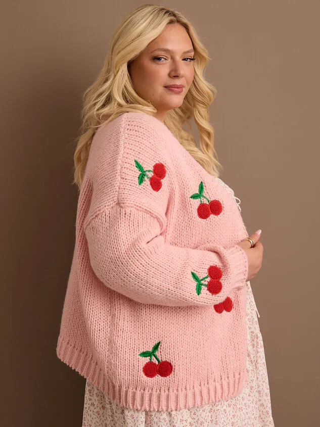 Charley Cherry Cardigan Pink Women Altar039d State Sweaters Cardigans Charley Cherry Cardigan Pink Women Altar039d State Sweaters Cardigans