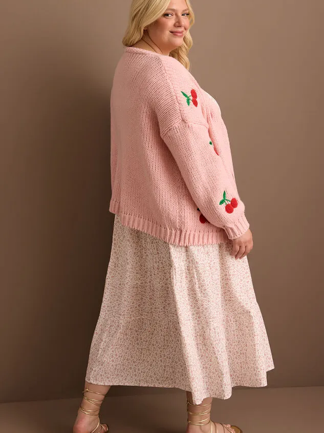 Charley Cherry Cardigan Pink Women Altar039d State Sweaters Cardigans Charley Cherry Cardigan Pink Women Altar039d State Sweaters Cardigans