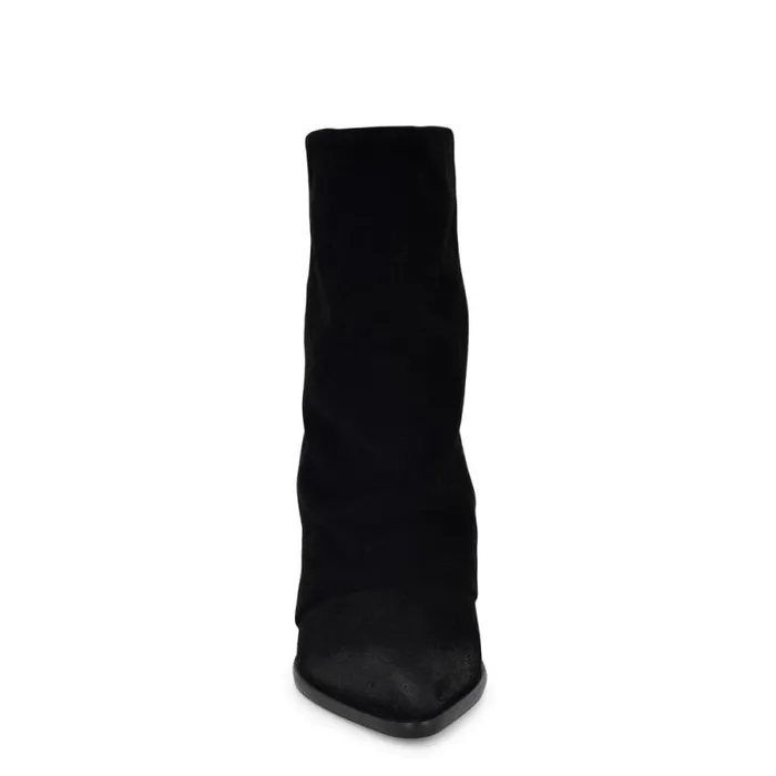 Chaye Slouch Booties Black Suede Women Nine West Boots and Booties Chaye Slouch Booties Black Suede Women Nine West Boots and Booties