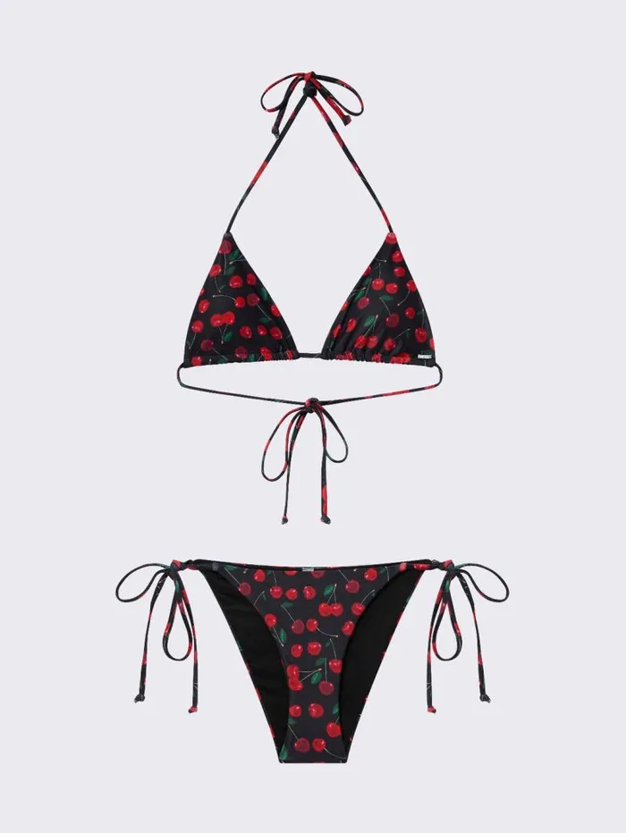 Cherry Bomb Triangle Bikini Top Women Minga London Swimwear