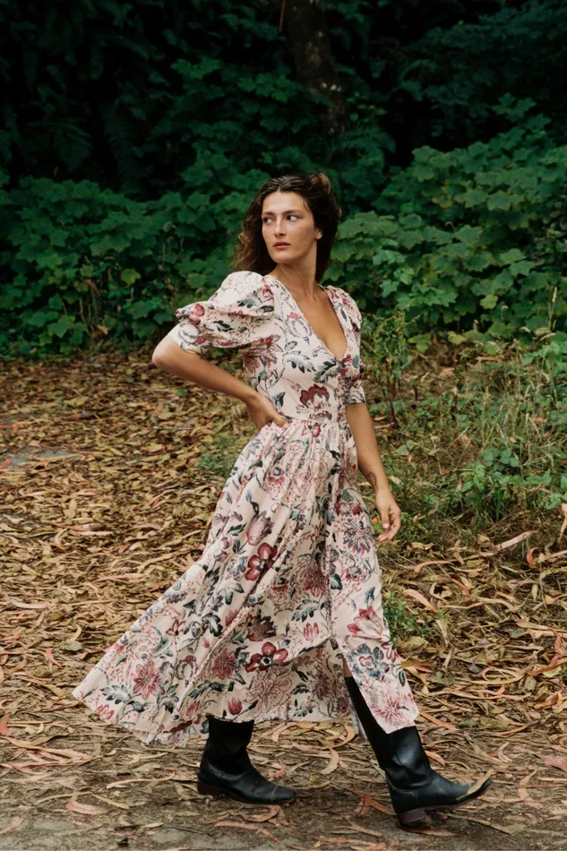 Christy Dawn Dresses Women The Marie Dress Autumn Garden Bisque Christy Dawn Dresses Women The Marie Dress Autumn Garden Bisque