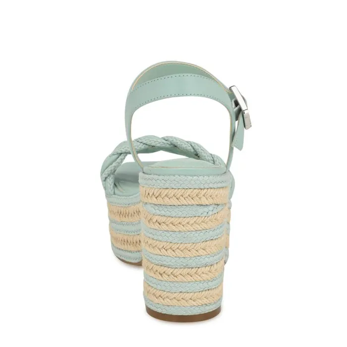 Cinka Woven Platform Sandals Mint Green Women Nine West Sandals Cinka Woven Platform Sandals Mint Green Women Nine West Sandals