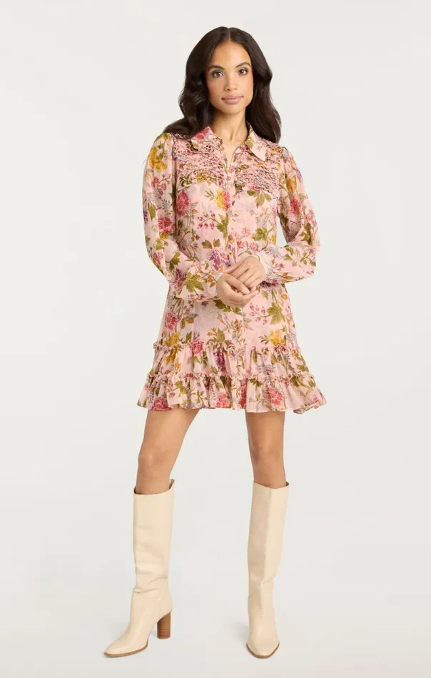 Cinq Sept Barnes Dress Softpinkmulti Women Mini