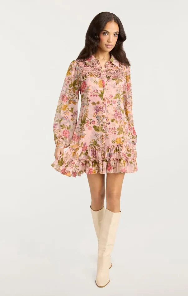 Cinq Sept Barnes Dress Softpinkmulti Women Mini