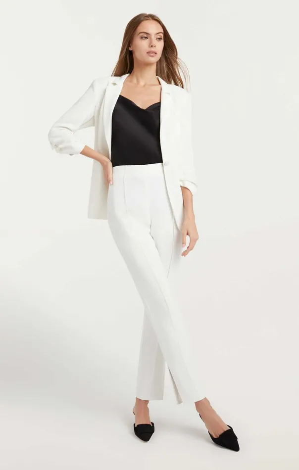 Cinq Sept Brianne Pant Ivory Women Pants