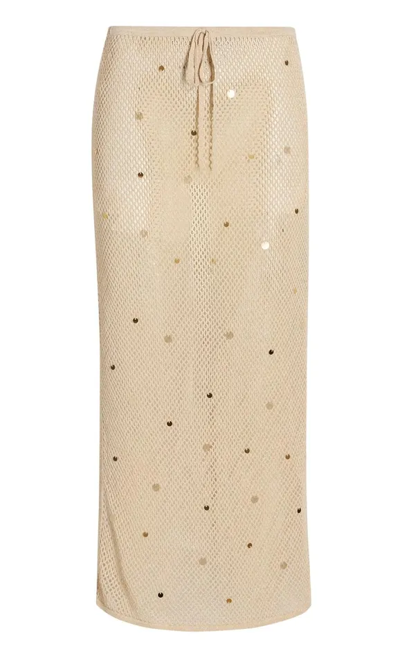 Cinq Sept Briar Skirt Naturalgold Women Coverups