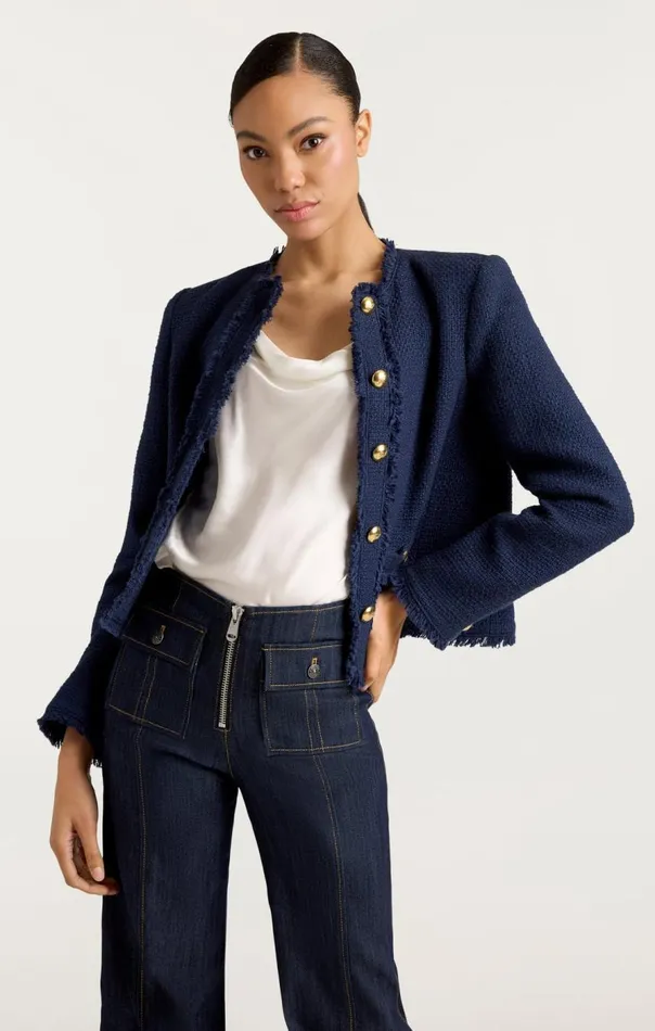 Cinq Sept Christie Jacket Navy Women Jackets