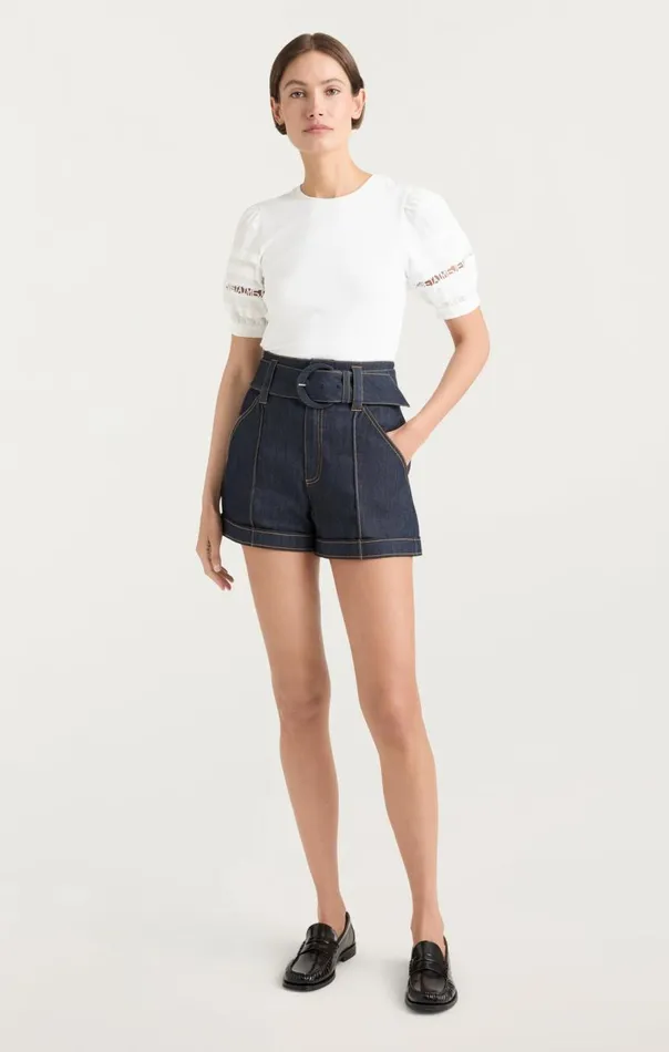 Cinq Sept Corianna Top White Women Tees