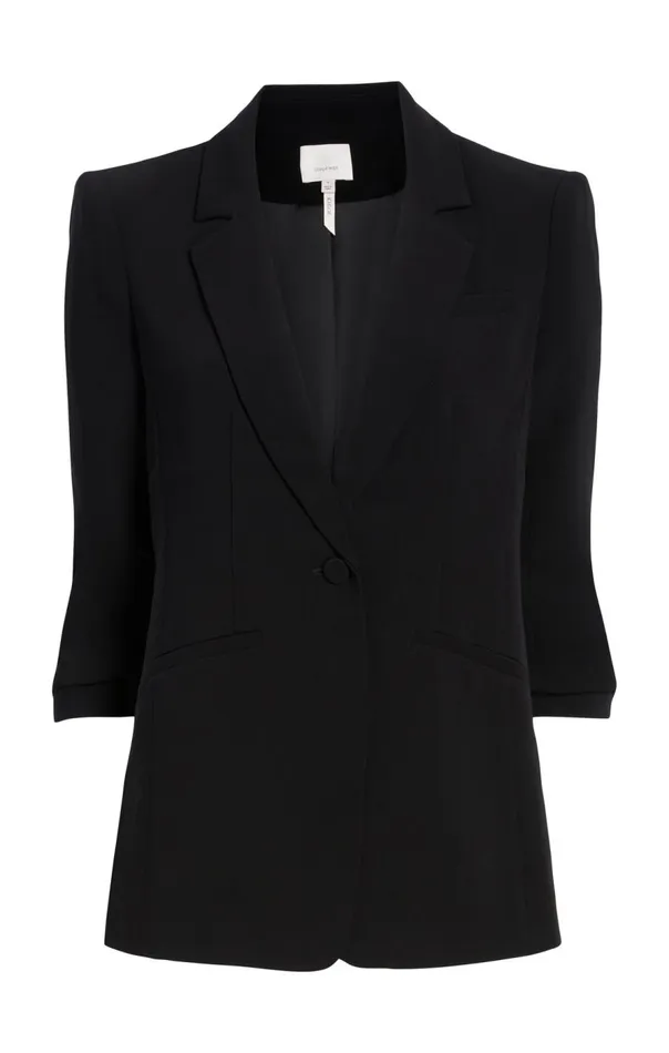 Cinq Sept Crepe Khloe Blazer Navy Women Jackets