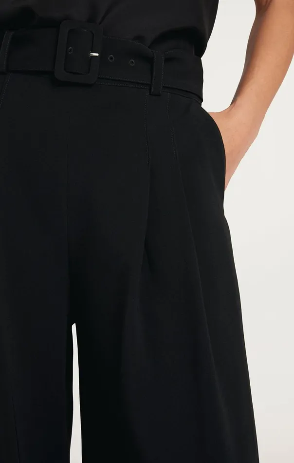 Cinq Sept Cropped Shauna Pant Black Women Pants