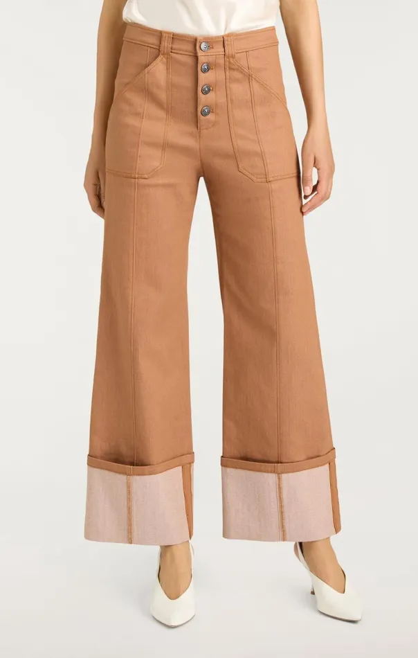 Cinq Sept Cuffed Benji Pant Cocoa Women Pants