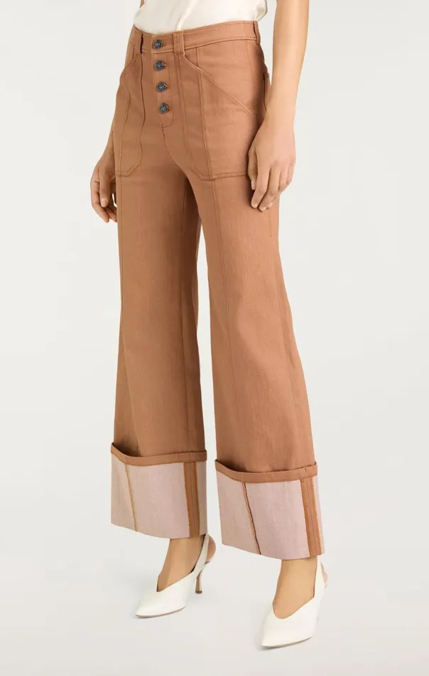 Cinq Sept Cuffed Benji Pant Cocoa Women Pants