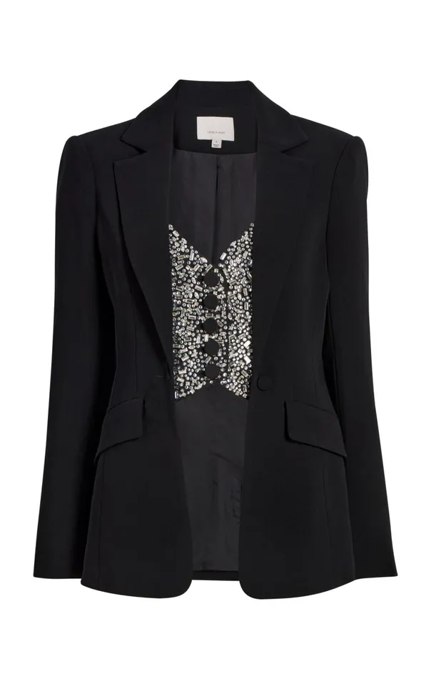 Cinq Sept Cynthia Blazer Black Women Blazers