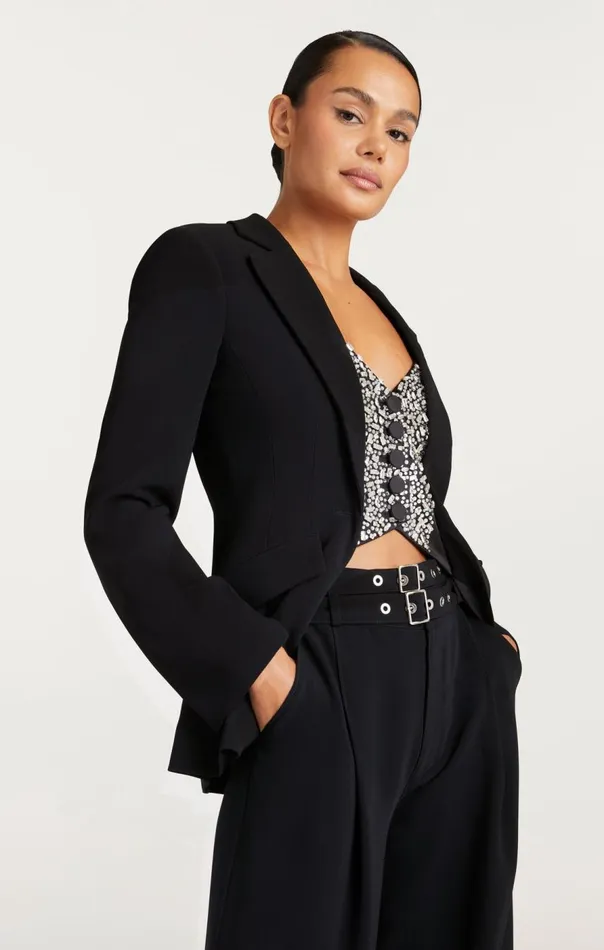 Cinq Sept Cynthia Blazer Black Women Blazers