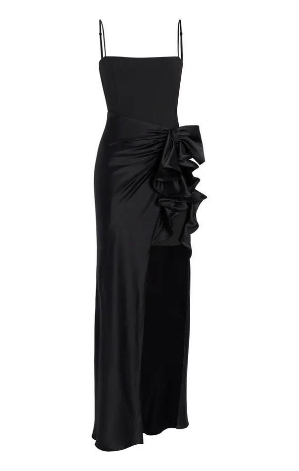 Cinq Sept Drina Gown Black Women Cocktail and Evening