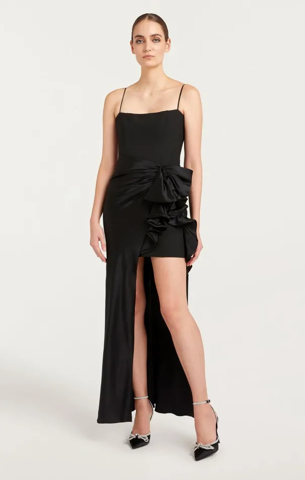 Cinq Sept Drina Gown Black Women Cocktail and Evening