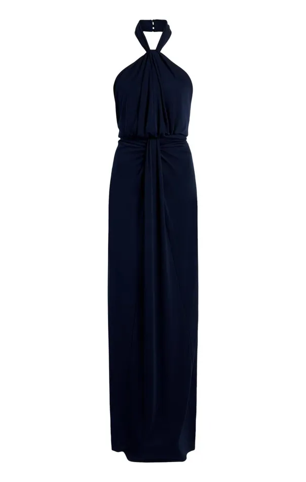 Cinq Sept Kaily Gown Navy Women Cocktail and Evening