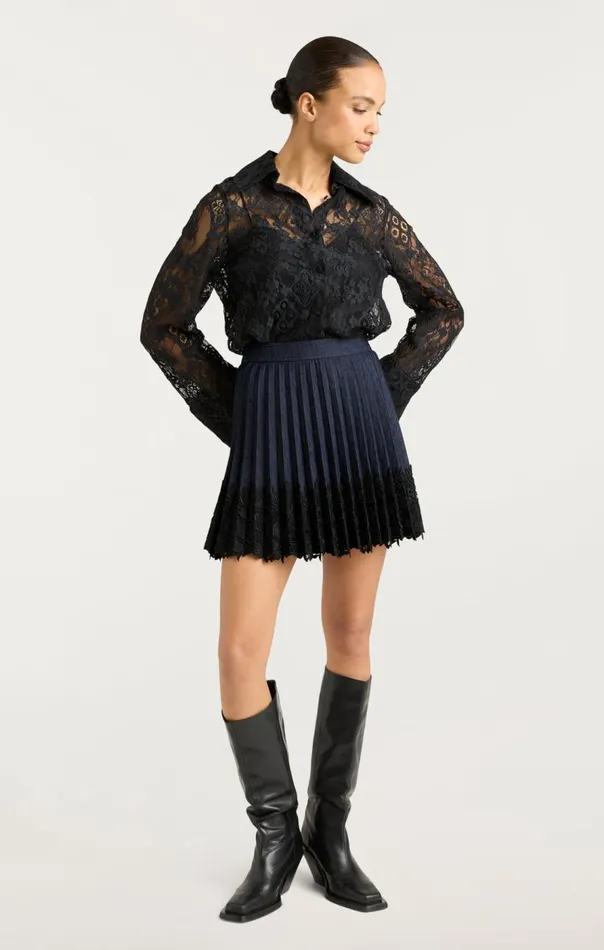 Cinq Sept Laney Skirt Indigo Women Skirts