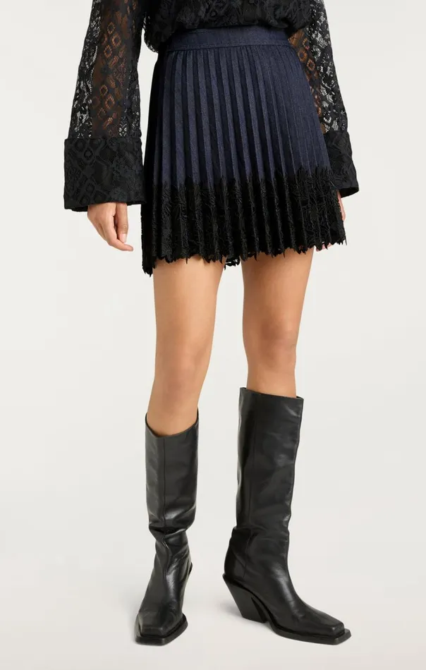 Cinq Sept Laney Skirt Indigo Women Skirts