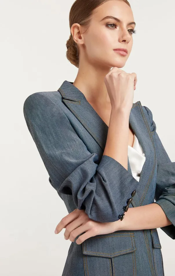 Cinq Sept Louisa Blazer Lightindigo Women Blazers