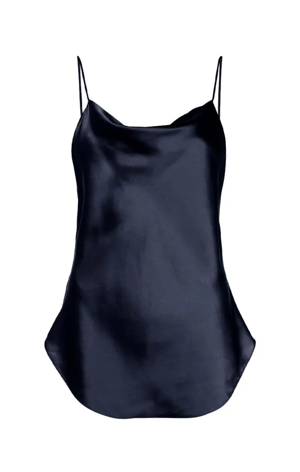 Cinq Sept Marta Cami Navy Women Tank Tops and Camisoles