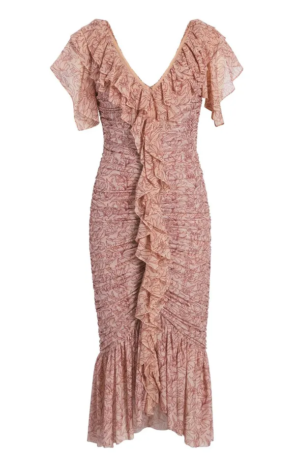 Cinq Sept Paola Dress Blushermulti Women Midi