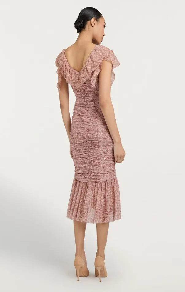Cinq Sept Paola Dress Blushermulti Women Midi