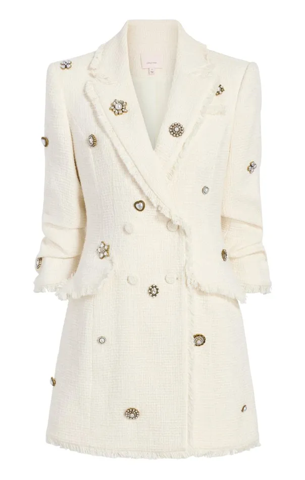 Cinq Sept Pearl Charm Joel Dress Gardenia Women Mini