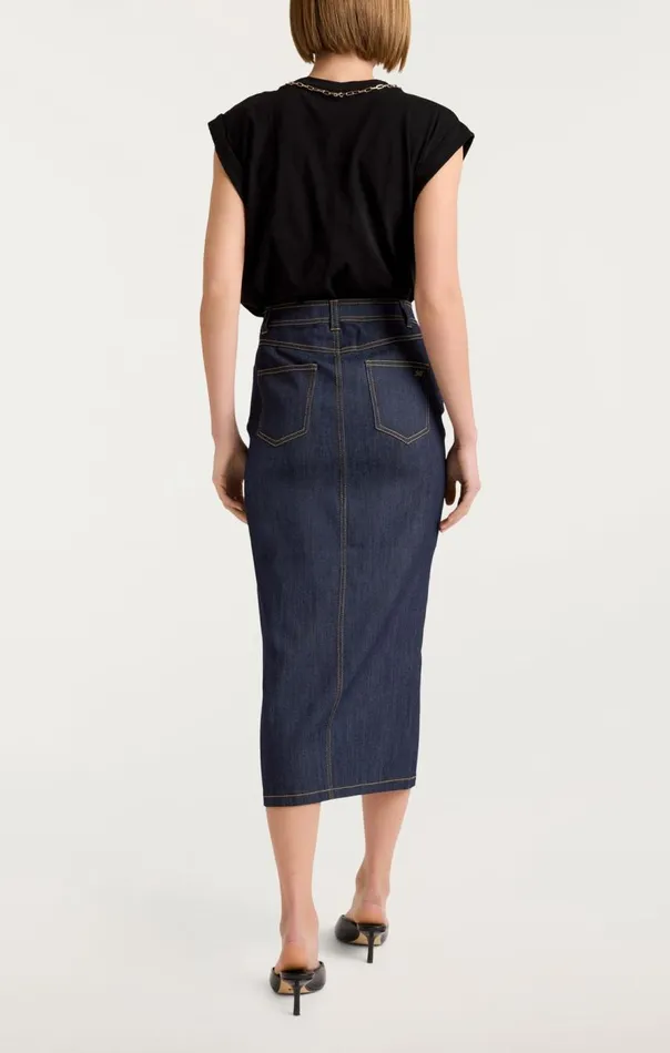 Cinq Sept Tana Skirt Indigo Women Skirts