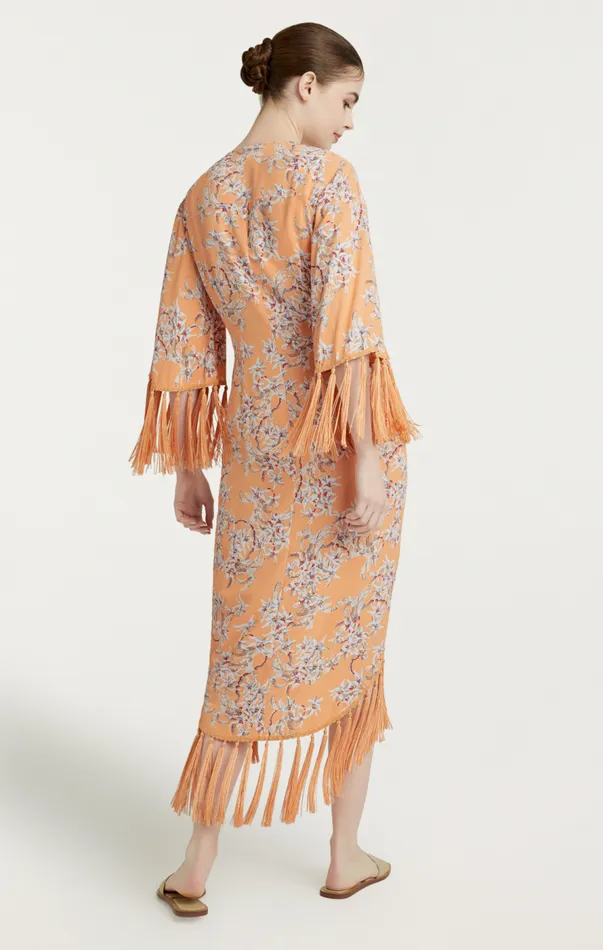 Cinq Sept Trailing Orchid Stefie Coverup Peachquartz Women Coverups