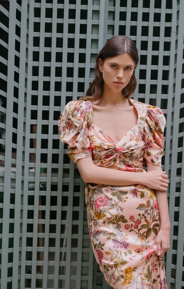 Cinq Sept Wilma Dress Softpinkmulti Women Cocktail and Evening