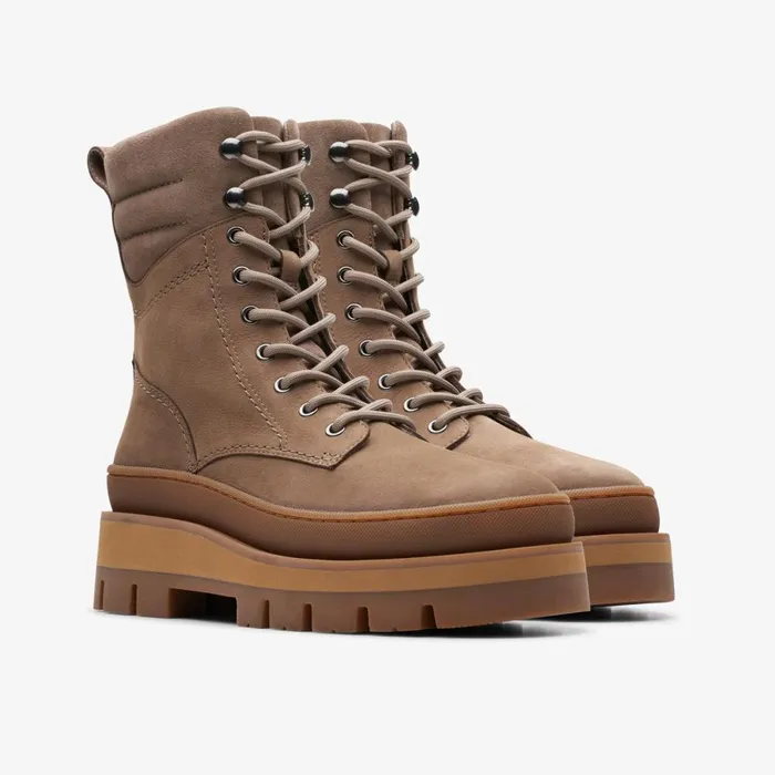 Clarks Ankle Boots Orianna 2 Hike Boot Pebble Nubuck 8211 Women