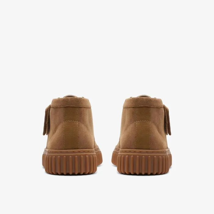 Clarks Ankle Boots Torhill Hi Dark Sand Suede 8211 WomenMen