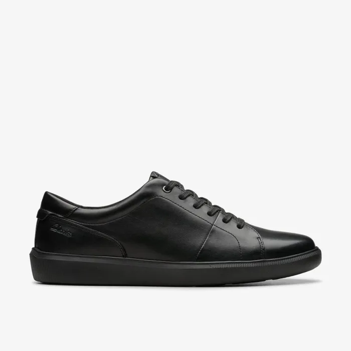 Clarks Black Shoes Brodin Lace Black 8211 Men