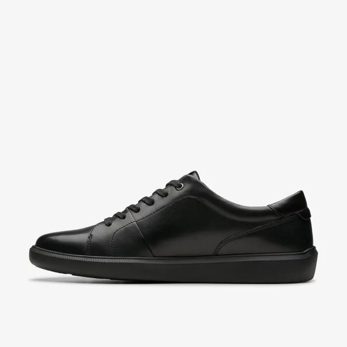 Clarks Black Shoes Brodin Lace Black 8211 Men
