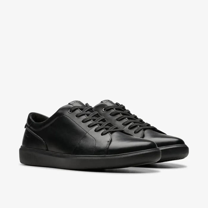 Clarks Black Shoes Brodin Lace Black 8211 Men