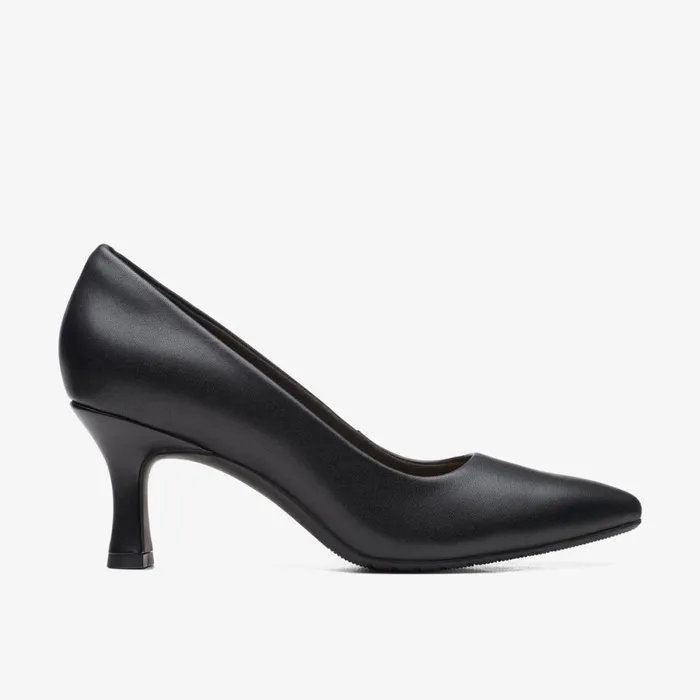 Clarks Black Shoes Kataleyna Gem Black Leather 8211 Women