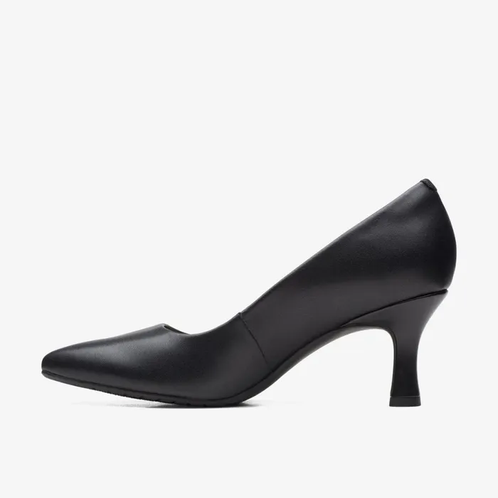 Clarks Black Shoes Kataleyna Gem Black Leather 8211 Women