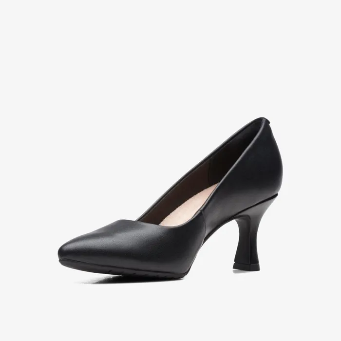 Clarks Black Shoes Kataleyna Gem Black Leather 8211 Women