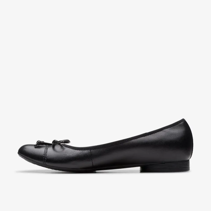 Clarks Black Shoes Loreleigh Rae Black Leather 8211 Women