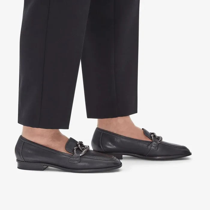 Clarks Black Shoes Sarafyna Iris Loafer Black Soft 8211 Women